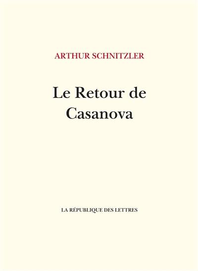 Le retour de Casanova