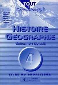 Histoire-géographie, éducation civique 4e