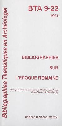 Bibliographies sur l'époque romaine