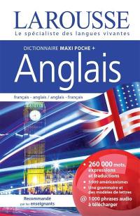 Dictionnaire maxipoche + anglais : français-anglais, anglais-français