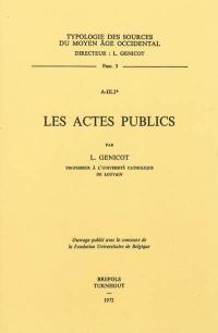 Les actes publics