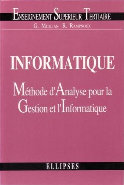 Informatique : méthode d'analyse pour la gestion et l'informatique