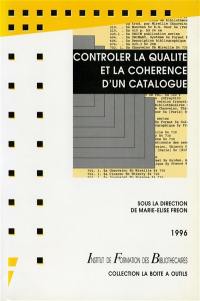 Contrôler la qualité et la cohérence d'un catalogue