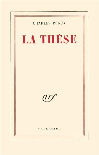 La Thèse