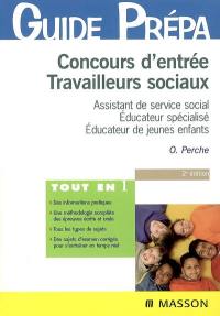 Concours d'entrée travailleurs sociaux : assistant de service social, éducateur spécialisé, éducateur de jeunes enfants