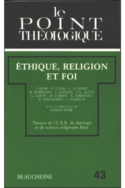 Ethique, religion et foi