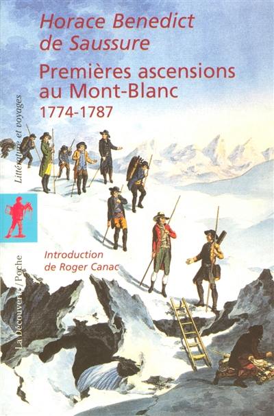 Premières ascensions au Mont-Blanc, 1774-1787