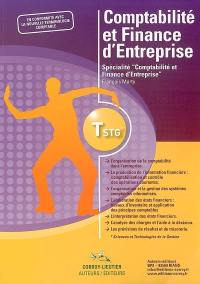 Comptabilité et finance d'entreprise, énoncé : spécialité comptabilité et finance d'entreprise, terminale STG