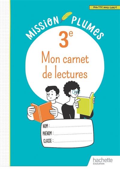 Mon carnet de lectures 3e