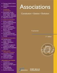 Associations : constitution, gestion, évolution