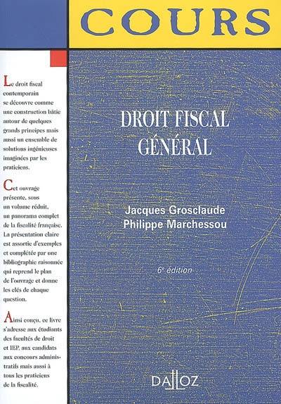 Droit fiscal général