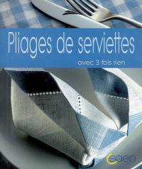 Pliages de serviettes