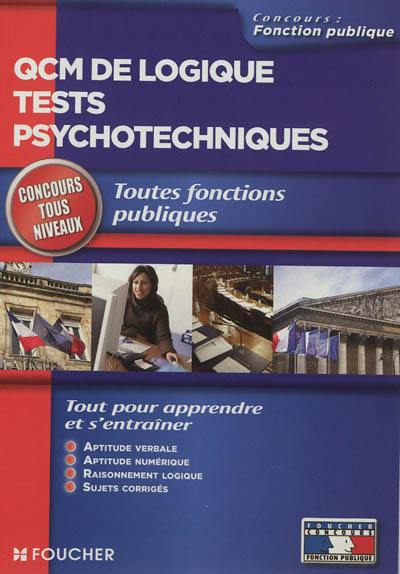 QCM de logique et tests psychotechniques : concours fonction publique