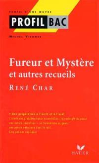 Fureur et mystère, René Char