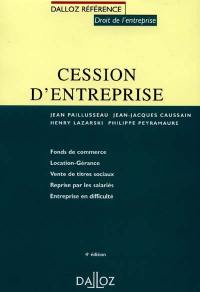 La cession d'entreprise