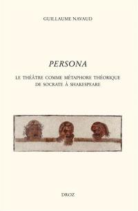 Persona : le théâtre comme métaphore théorique de Socrate à Shakespeare