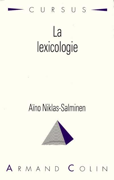 La lexicologie