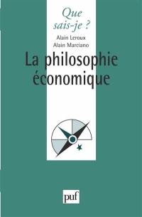 La philosophie économique