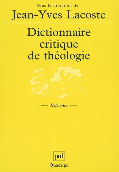 Dictionnaire critique de théologie