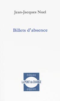 Billets d'absence : textes brefs