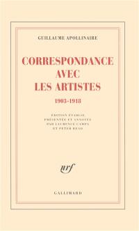 Correspondance avec les artistes : 1903-1918