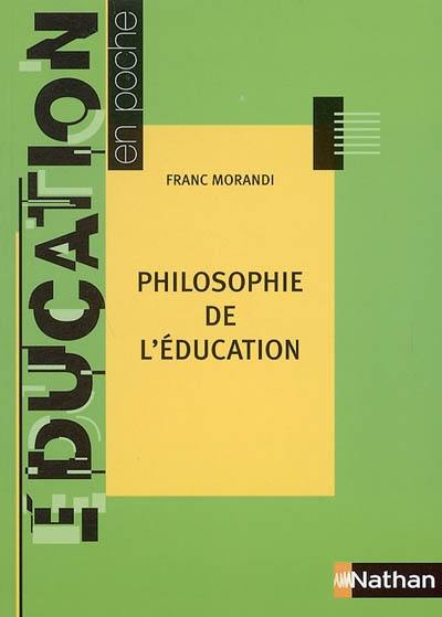 Philosophie de l'éducation