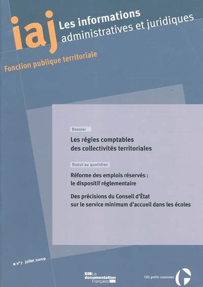 Informations administratives et juridiques, n° 7 (2009)