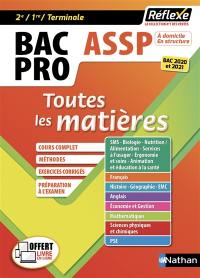 Bac pro ASSP, accompagnement, soins et services à la personne : toutes les matières, 2de, 1re, terminale