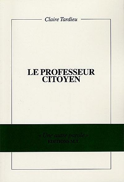 Le professeur citoyen