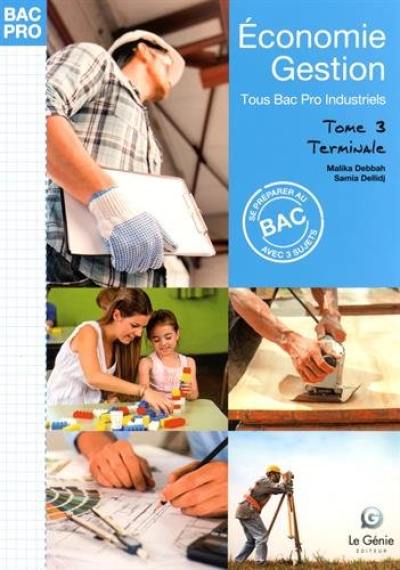 Economie gestion tous bacs pro industriels. Vol. 3. Terminale