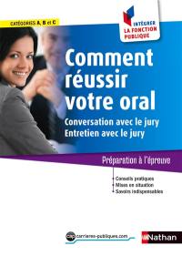 Comment réussir votre oral : conversation avec le jury, entretien avec le jury : préparation à l'épreuve, catégories A, B et C