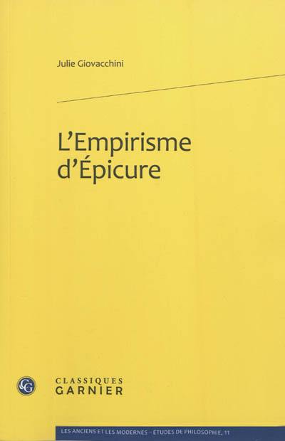 L'empirisme d'Epicure