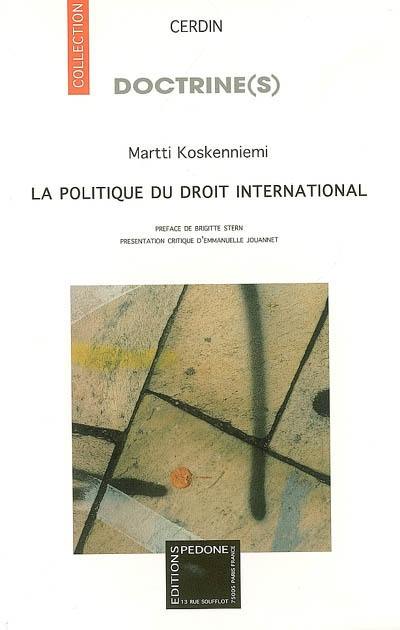 La politique du droit international