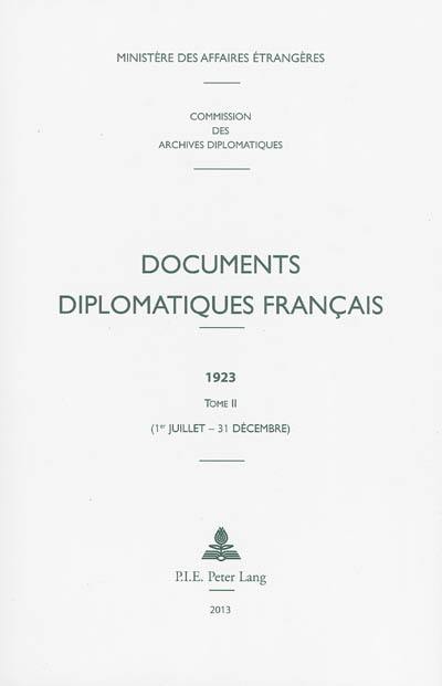 Documents diplomatiques français : 1923. Vol. 2. 1er juillet-31 décembre