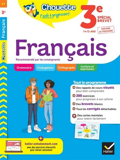 Français 3e, 14-15 ans : spécial brevet : conforme au programme