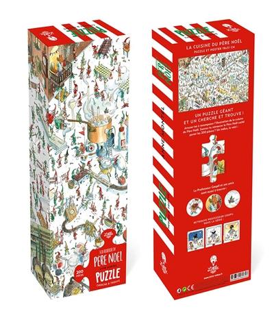 A la recherche du Père Noël : puzzle cherche & trouve