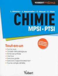 Chimie MPSI, PTSI : tout-en-un