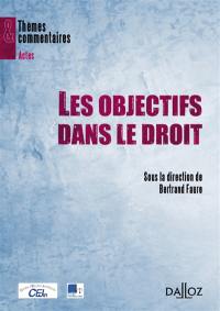 Les objectifs dans le droit