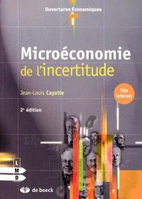 Microéconomie de l'incertitude