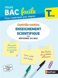 Enseignement scientifique terminale : contrôle continu : réforme du bac