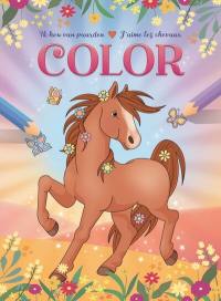 J'aime les chevaux : color. ik hou van paarden : color