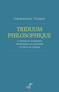 Triduum philosophique