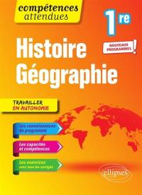 Histoire géographie 1re : nouveaux programmes !