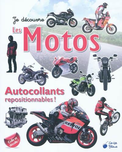 Les motos : autocollants repositionnables !