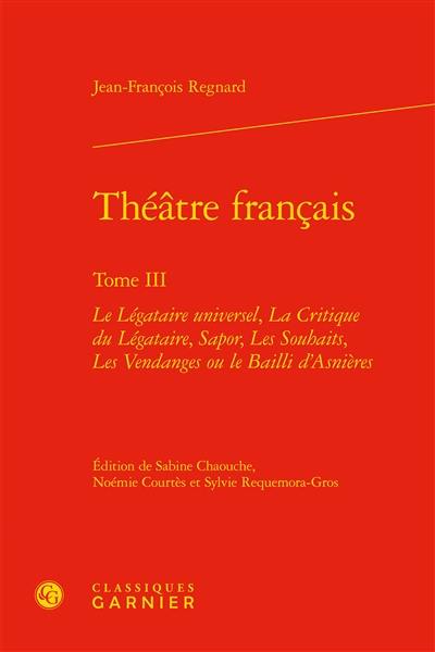 Théâtre français. Vol. 3