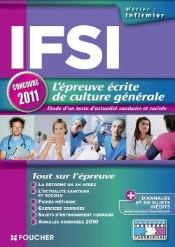 IFSI : l'épreuves écrite de culture générale : étude d'un texte d'actualité sanitaire et sociale