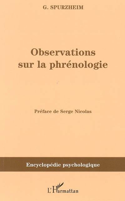 Observations sur la phrénologie. Manuel de phrénologie