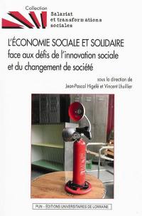 L'économie sociale et solidaire face aux défis de l'innovation sociale et du changement de société : actes des 12e journées du RIUESS