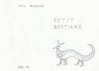 Petit bestiaire : 1962-81