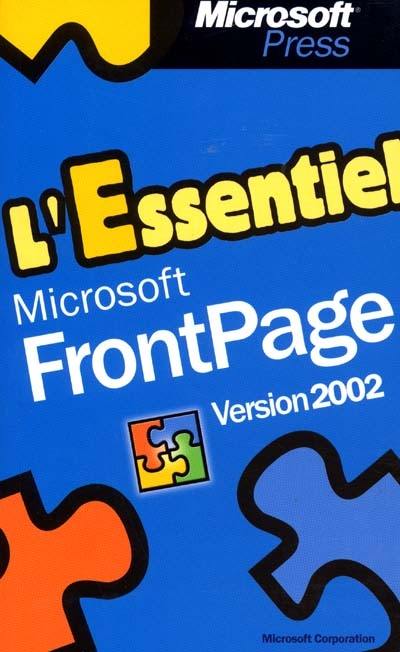 Microsoft FrontPage version 2002